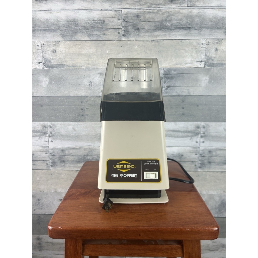 Vintage West Bend The Poppery Hot Air Popcorn Popper 1500W WORKS
